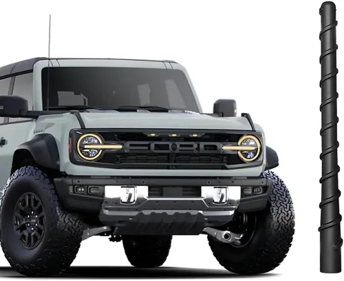Antena corta Bronco de 7 pulgadas, compatible con Ford Bronco de tamaño completo y todos los modelos 2021-2023 2024 2025 2026, buena recepción,
