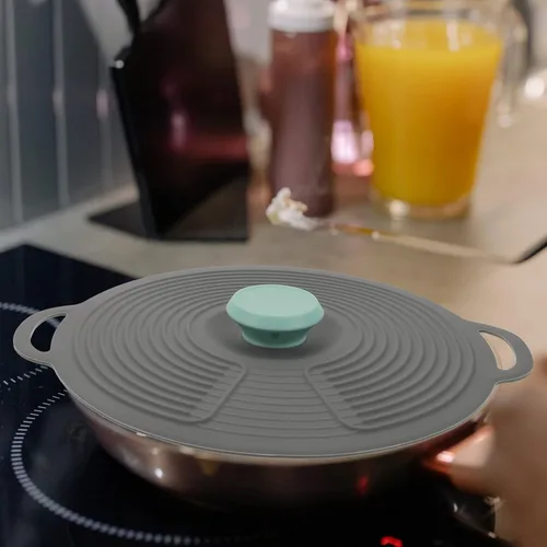 Vista 9 de DOITOOL Tapas de silicona para ollas y sartenes, tapas de silicona para tazones y fundas de alimentos, cubiertas de silicona resistentes al calor