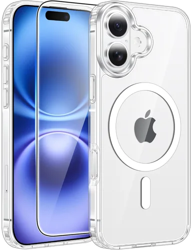Vista 141 de FNTCASE Funda para iPhone Air: [Compatible con Magsafe] Fundas translúcidas mate con [protección completa de la cámara] [protector de pantalla]