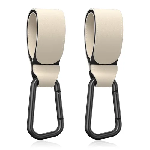 Vista 9 de Ganchos para cochecito de bebé para colgar bolsas, accesorios universales para cochecito, gancho para mamá para bolsa de pañales, carrito de Flor