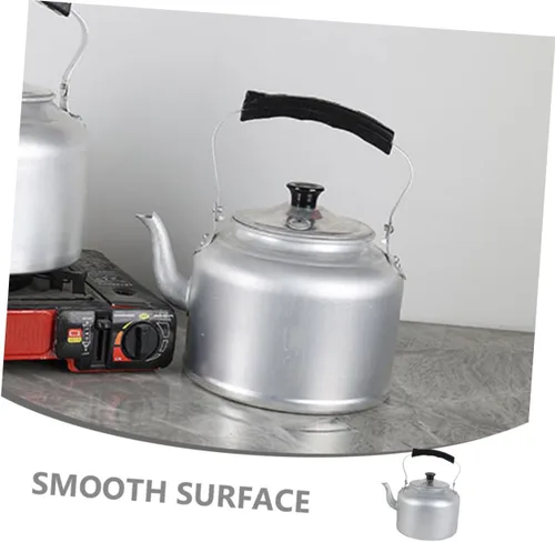 Vista 5 de Pot Large Tea Kettle Kitchen Teakettle Heat Resistant Aluminum Teakettle Vintage