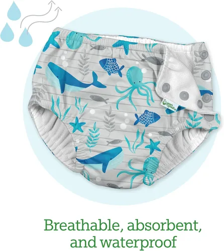 Vista 6 de i play Unisex-Baby Snap Reusable Swim Diaper