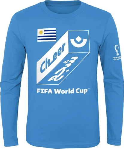 Vista 2 de Outerstuff Camiseta unisex de manga larga para niños de la Copa Mundial de la FIFA