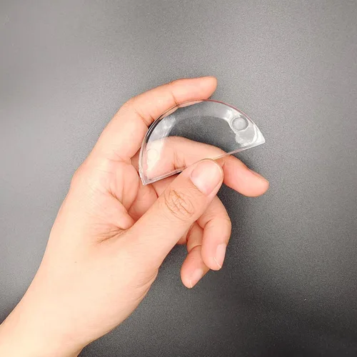 Vista 4 de Juego de 6 lentes cóncavas de acrílico óptico físico, convexo, triangular, semicircular, rectangular, prisma rectangular, herramientas