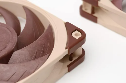 Vista 6 de Noctua NF-A12x25 PWM, Ventilador Premium Silencioso, 4-Pino (120mm, Marrón)