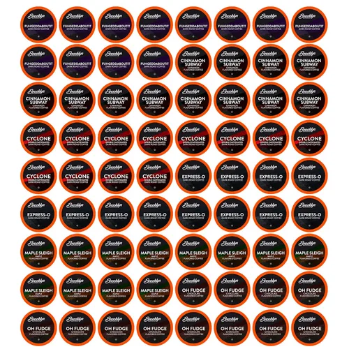 Vista 10 de Brooklyn Beans - Cápsulas de café gourmet de tostado ligero, compatibles con 2.0 cápsulas de café Keurig, 72