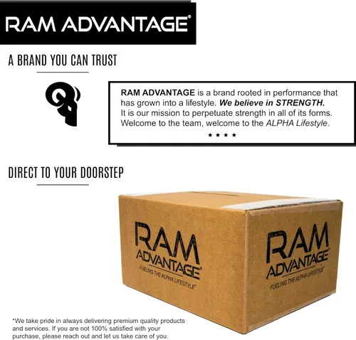 Vista 3 de RAM ADVANTAGE Gorra de camionero de rendimiento Gorra con parche de PVC de alta calidad, duradera, ajuste cómodo