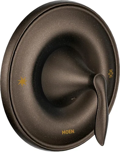 Vista 2 de Moen Eva - Kit de ajuste de válvula de equilibrio de presión Posi-Temp de níquel cepillado de 1 mango, requiere válvula, T2131BN