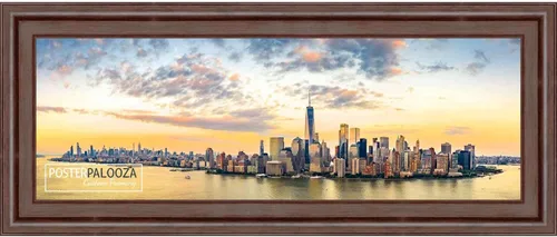 Vista 11 de Poster Palooza 3x3 Inch Traditional Walnut Complete Wood Square Picture Frame with UV Acrylic Plexiglass, Foam Board Backing & Hardware Included