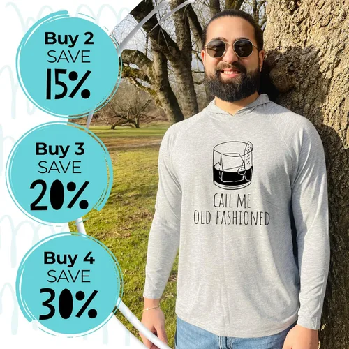 Vista 4 de Sudadera con capucha unisex de manga larga para hombre, sudadera con capucha gráfica unisex, camisas con refranes