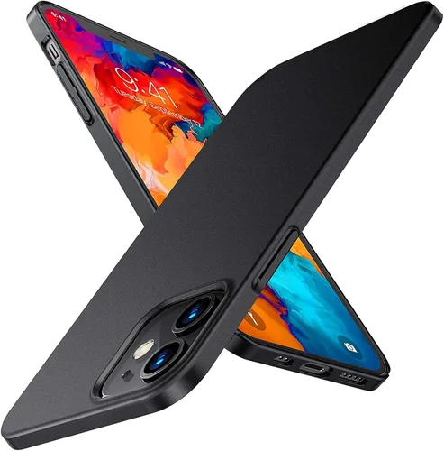 Vista 18 de TORRAS Ajuste Delgado funda para iPhone 12 Pro Max, funda ultrafina con agarre antideslizante y sin huellas dactilares, funda de plástico duro súper