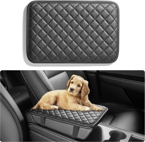 Vista 13 de HighnessHwoo Fundas para Apoyabrazos de Coche, Cubierta para Consola Central del Vehículo, Almohadillas Organizadoras de Almacenamiento Central