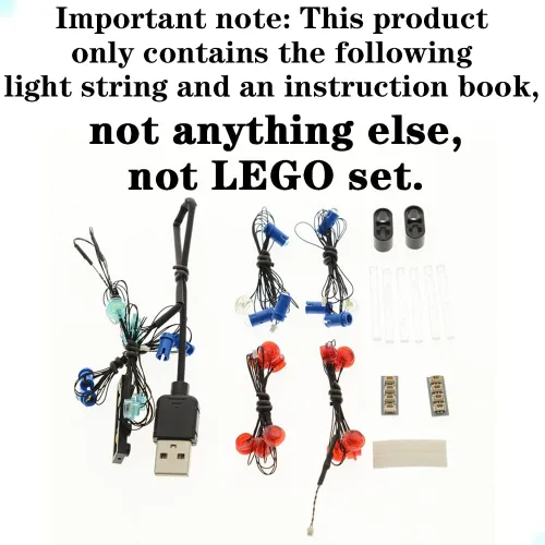 Vista 2 de Kit de luces para Lamborghini Sián FKP 37 modelo de bloques de construcción - Compatible con Lego Technic 42115