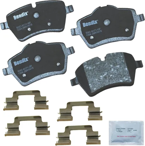 Vista 385 de Bendix Pastillas de freno delanteras de cerámica Priority1 CFC465AK2 para Acura EL 2005-1997, Honda Civic 2011-1996, Insight 2014-2010