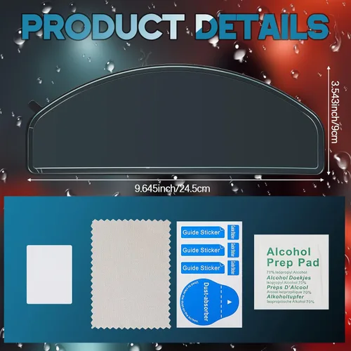 Vista 2 de Kingdder Paquete de 5 viseras para casco de motocicleta, máscara de película antivaho transparente, protector facial de repuesto para casco