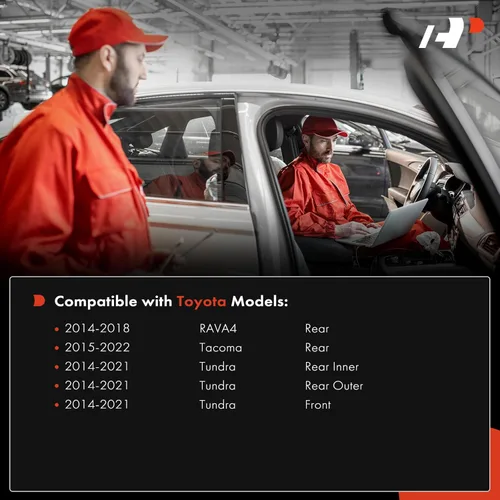 Vista 2 de A-Premium Sensor de asistencia de estacionamiento de respaldo reverso compatible con modelos seleccionados de Toyota - RAV4 2014-2018, Tacoma