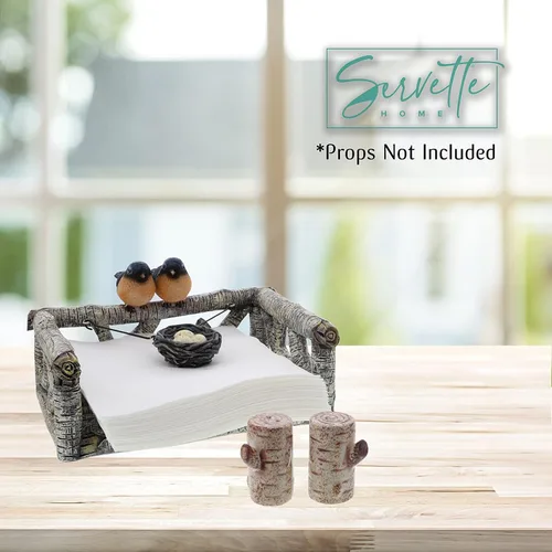 Vista 4 de Salero y pimentero de troncos de abedul para fiesta de boda, salero pequeño