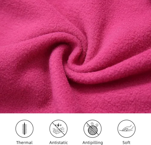 Vista 2 de BALEAF Sudadera de forro polar para mujer, túnica larga con cremallera de un cuarto, vestido de invierno polar con bolsillo