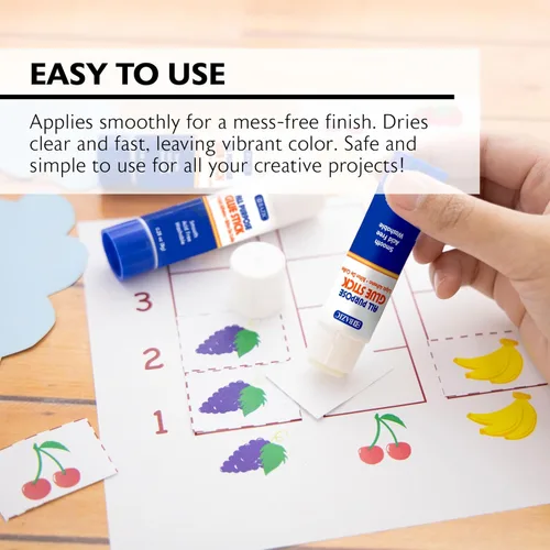 Vista 4 de BAZIC Pegamento en barra premium 0.28 oz (8g) (4/paquete)