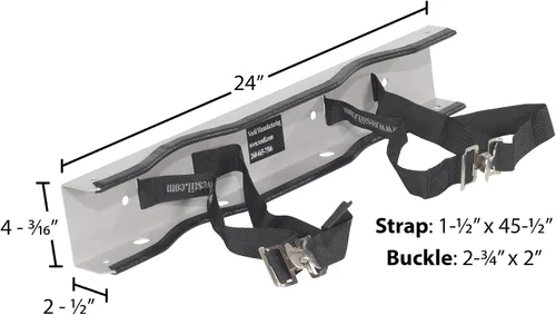 Vista 8 de Vestil CB-W-2S Soporte de pared para 2 cilindros, acero, plata