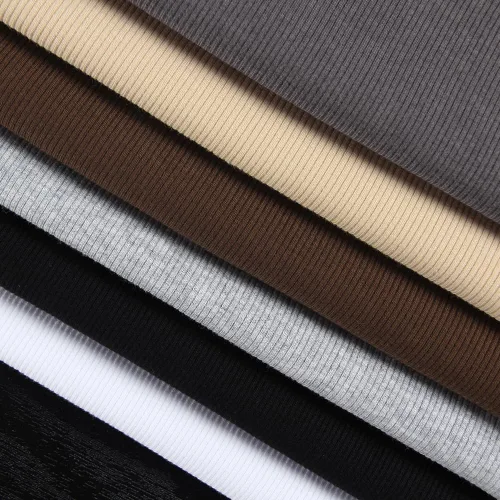 Vista 5 de Artfish Camiseta sin mangas de algodón de longitud completa para mujer, acanalada, ajustada, espalda cruzada, cuello alto, básica