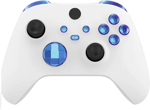 eXtremeRate Chameleon - Botones de repuesto para Xbox Series S y Xbox Series X, parachoques LB RB LT RT, D-pad ABXY Start Back Sync para Xbox Series