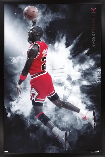 Vista 9 de Trends International Michael Jordan - Póster de pared Burst