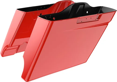 Vista 80 de Alforjas extendidas para Harley Touring Street Glide, Electra Glide, Road Glide 2014-2023 (whisky ámbar)