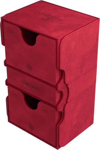 Stronghold - Caja convertible para 200+ XL | Doble manga | Protector de juego de cartas con cajón de accesorios | Superficie Nexofyber | Capacidad