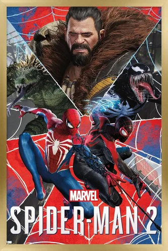 Vista 15 de Trends International Marvel's Spider-Man 2 - Póster de pared grupal, 22.4 pulgadas de largo x 14.7 W, versión premium sin marco