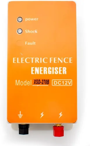 Vista 3 de DC 12 V Solar Electric Fence Charger Ranch Controlador de Energía Animal Mapache Perro Oveja Caballo Ganado Aves Granja Cerca Eléctrica