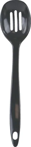 Reston Lloyd Cuchara ranurada de melamina utensilio de cocina de alta calidad con mango ergonómico resistente al calor, plástico duradero sin BPA
