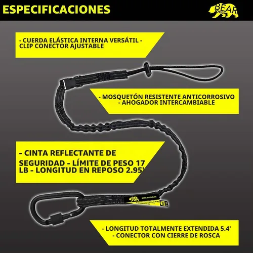 Vista 3 de BearTOOLS Cordón de seguridad intercambiable para herramienta de cambio rápido, 3 en 1, protección contra caídas de seguridad, bloqueo de tornillo