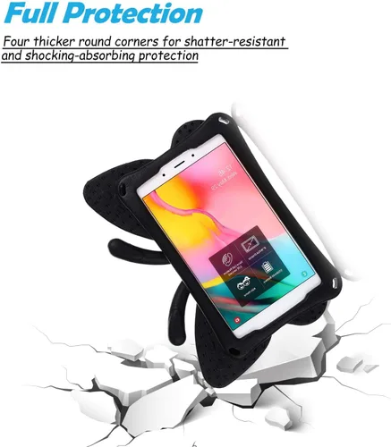 Vista 7 de Funda infantil para tableta Samsung Galaxy Tab A de 8.0 pulgadas (SM-T290/T295/T297/T380/T385/T387) (2019/2018/2017) con soporte y mango