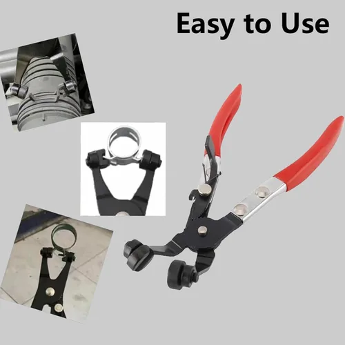 Vista 7 de Alicates de abrazadera de manguera de radiador automotriz, alicates de abrazadera de resorte profesional, herramienta de abrazadera de manguera