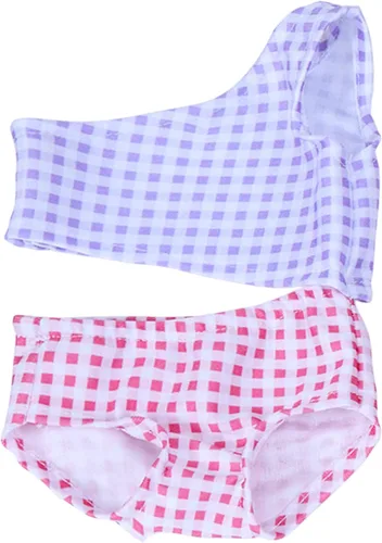 Vista 6 de Sophia's Traje de baño recortado, salida de baño y sandalias, rosa/morado