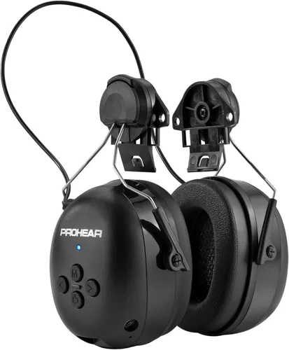 Vista 18 de PROHEAR 037 Almohadillas de gel para los oídos Bluetooth 5.0 Auriculares de protección auditiva 25dB NRR Reducción de ruido con batería recargable