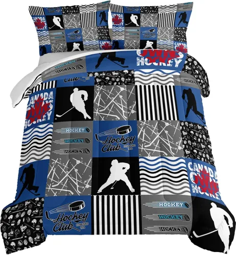Vista 24 de HOSIMA Ropa de cama de caballo para niñas, juego de edredón con estampado de flores de cerezo rosa tamaño completo para adolescentes con 2 fundas