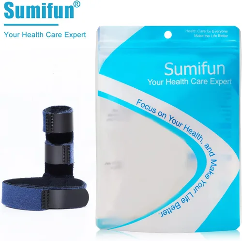 Vista 7 de Sumifun Férula de dedo de gatillo para mano derecha e izquierda, soporte de dedo de mazo para anillo medio índice meñique, para enderezar los dedos