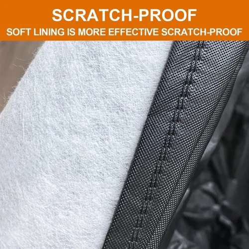 Vista 3 de Kayme - Cubierta impermeable resistente de 7 capas para camioneta, apta para todo clima, protección para exteriores contra lluvia y rayos UV, ajuste