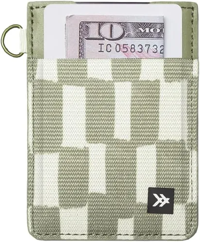 Vista 27 de Thread Wallets Cartera minimalista ultra delgada para tarjetas, Negro, Talla única, Casual