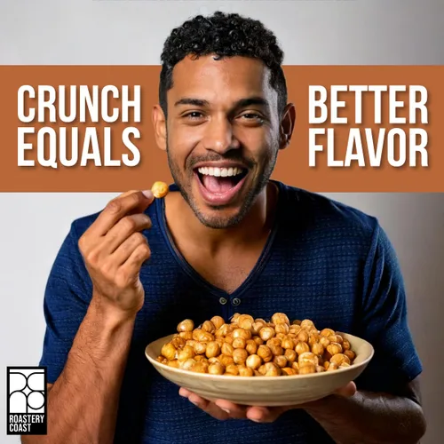 Vista 4 de Roastery Coast Avellanas tostadas secas 3 libras Sin sal Filberts Blanqueadas Sin piel Kosher Certificado sin gluten Sin OMG Paleo