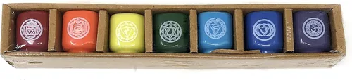 Vista 5 de Vrinda® Mini Chime Ritual Spell - Velas cónicas sin perfume de 4 pulgadas (surtido (paquete de 40)