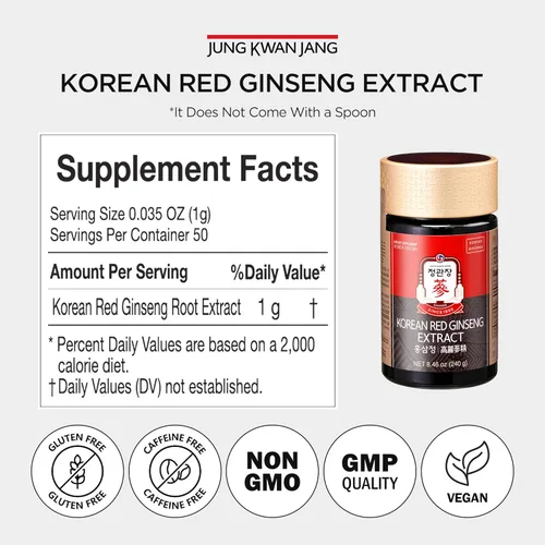 Vista 7 de Extracto concentrado de ginseng rojo coreano de 6 años, de Cheong Kwan Jang