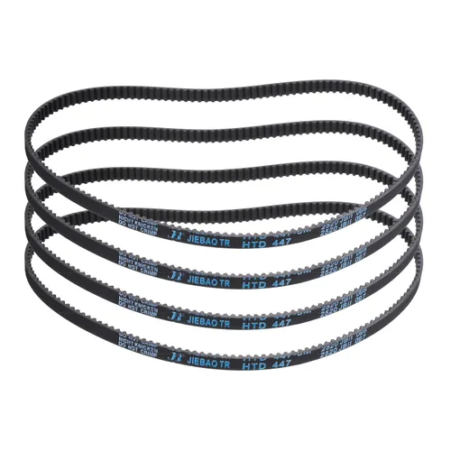 Vista 52 de uxcell 4 piezas HTD-3M Correa de Distribución de Goma 48 Dientes, Longitud de Paso 144mm x Ancho 6mm x Altura 2.4mm, Correa de Polea de Distribución