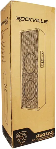 Vista 3 de Rockville RSG12.28 - Altavoz pasivo doble para sonido profesional, de 12 pulgadas, 8 ohmios y 2,000 W