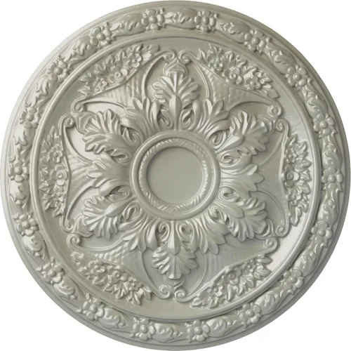 Ekena Millwork CM20BLFCS Medallón de Techo Baile, 50.8cmOD x 1 5/8"P (se adapta a toldos hasta 3 1/4"), pintado a mano Flash Cobre