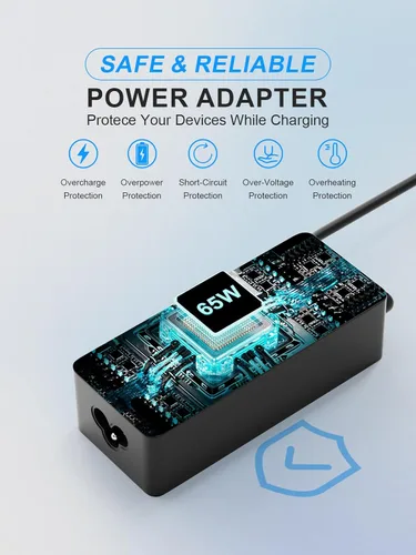 Vista 2 de Adaptador de corriente AC USB C de 65W para NOCO Boost X Series GBX45 GBX55 GBX75 GBX155 Cable de alimentación para arrancador portátil