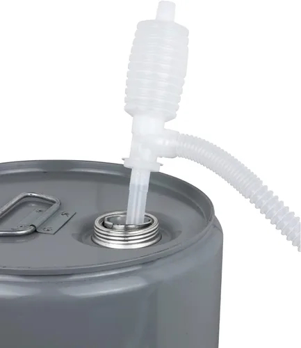 ZEELINE BY MILTON Bomba de tambor de sifón para limpiadores de frenos y ácidos (35%), 2 galones por minuto, contenedores de 1, 2.5 y 5 galones