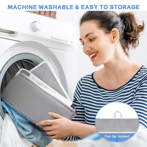 Vista 7 de Juego de rodilleras y coderas para el baño del bebé, almohadilla para arrodillarse en la bañera, accesorios para bebé para el baño, alivie sus